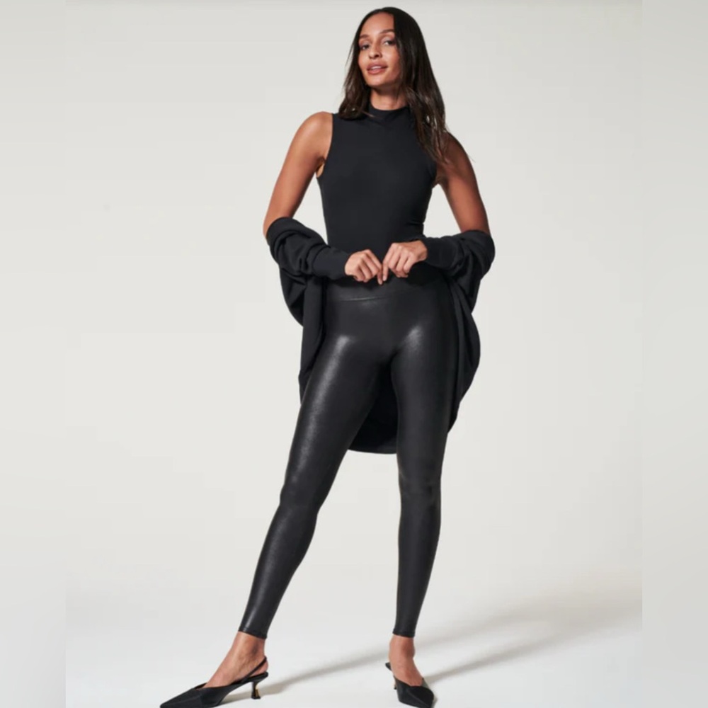 Spanx faux leather leggings size S and XS